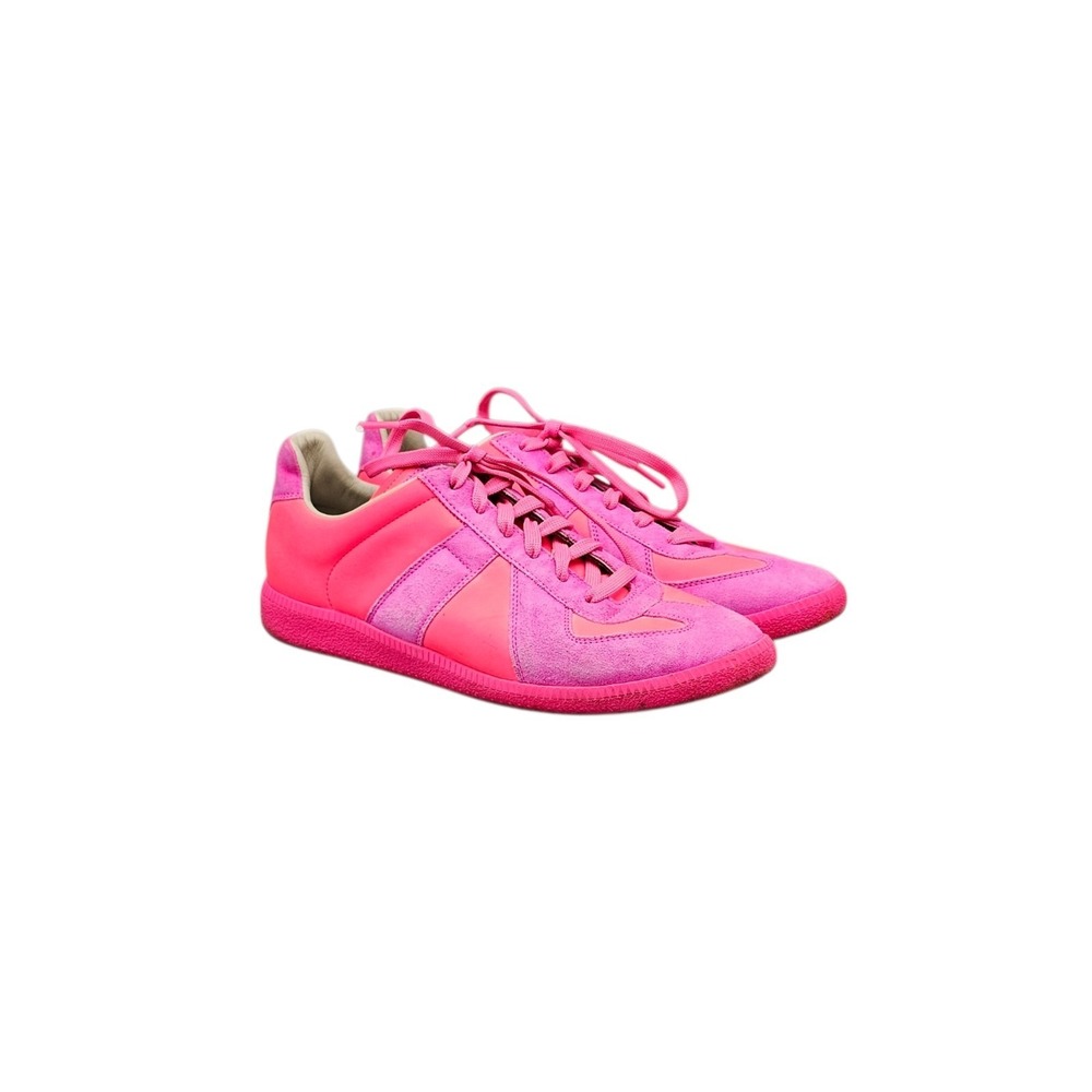 Maison Margiela EU 40 / Women's Size 10 Men's 7 EUC! Pink Replica Sneakers Shoes